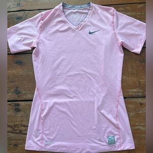 Nike FitDry Pink Athletic T-Shirt - Size XS